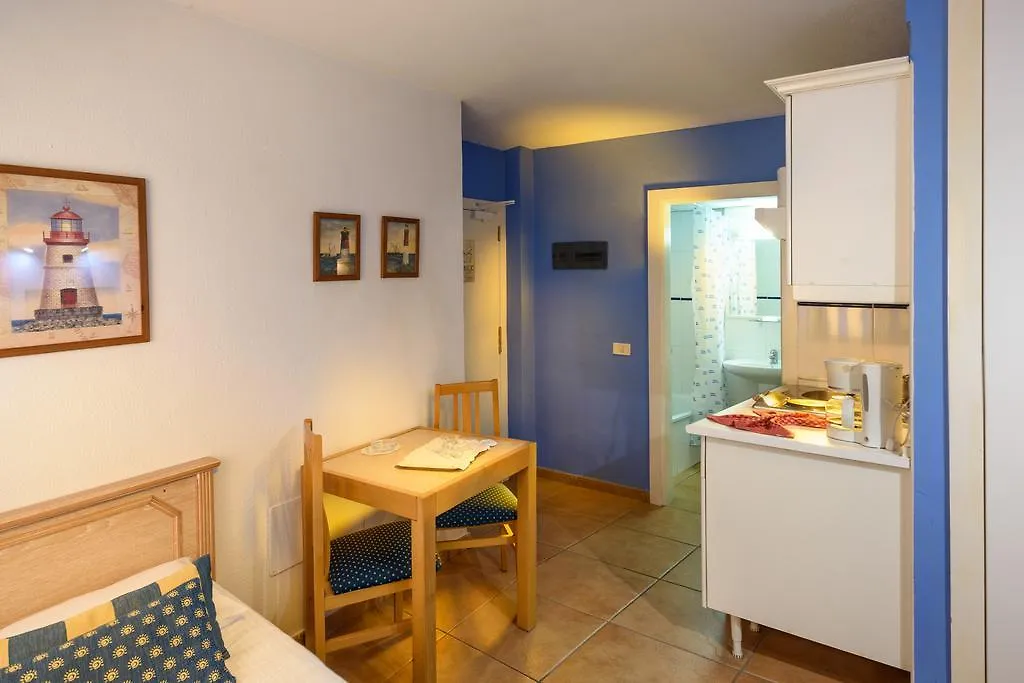 ** Lägenhetshotell Apartamentos Oro Blanco Playa de las Americas  Spanien